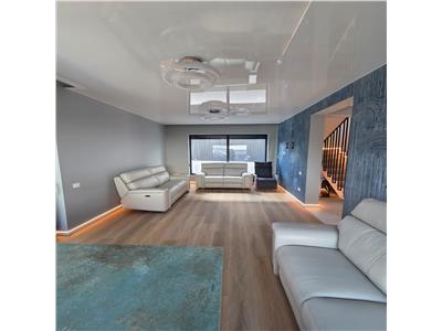 Casa de LUX superba construita si finisata impecabil! 5 camere -dormitor jos- -3 bai -dresing- 500mp de 5 Drumuri Valea Adanca.Tva inclus!
